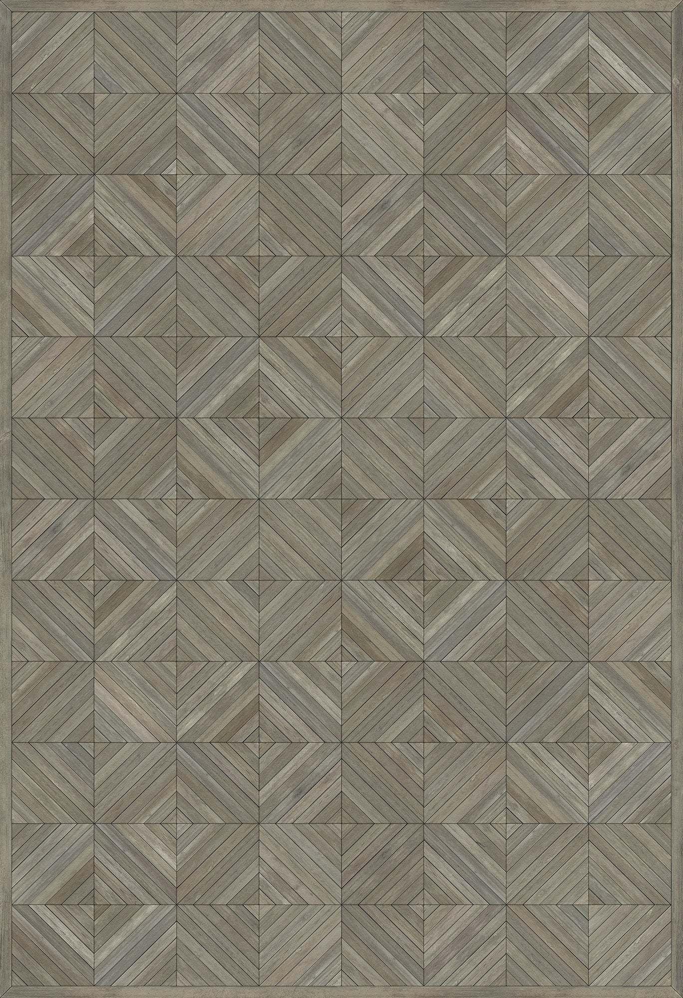 Artisanry - School of Thought - Applying Thought 52x76 Vintage Vinyl Floorcloth