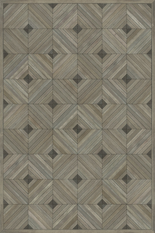 Artisanry - School of Thought - Bright Idea 20x30 Vintage Vinyl Floorcloth