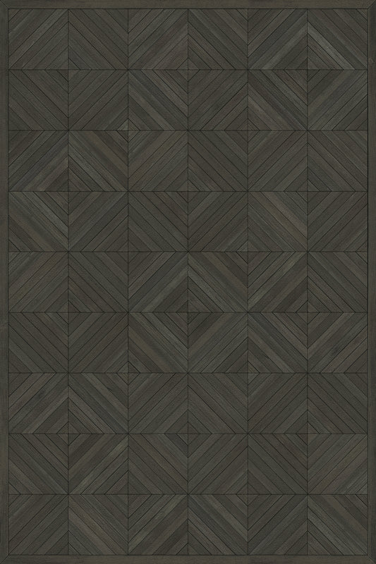 Artisanry - School of Thought - Hold that Thought 20x30 Vintage Vinyl Floorcloth