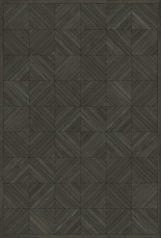Artisanry - School of Thought - Hold that Thought 38x56 Vintage Vinyl Floorcloth