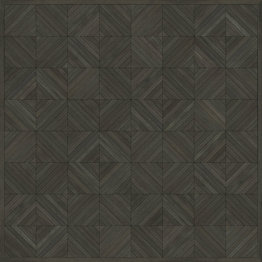 Artisanry - School of Thought - Hold that Thought 60x60 Vintage Vinyl Floorcloth