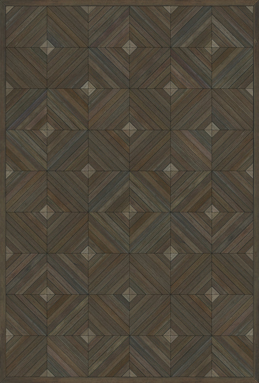 Artisanry - School of Thought - Close your eyes and think 38x56 Vinyl Floorcloth