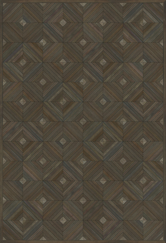 Artisanry - School of Thought - Close your eyes and think 70x102 Floorcloth