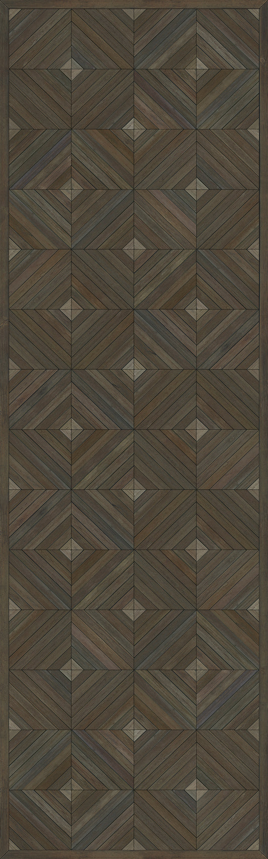 Artisanry - School of Thought - Close your eyes and think 36x115 Floorcloth