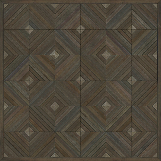 Artisanry - School of Thought - Close your eyes and think 48x48 Vinyl Floorcloth