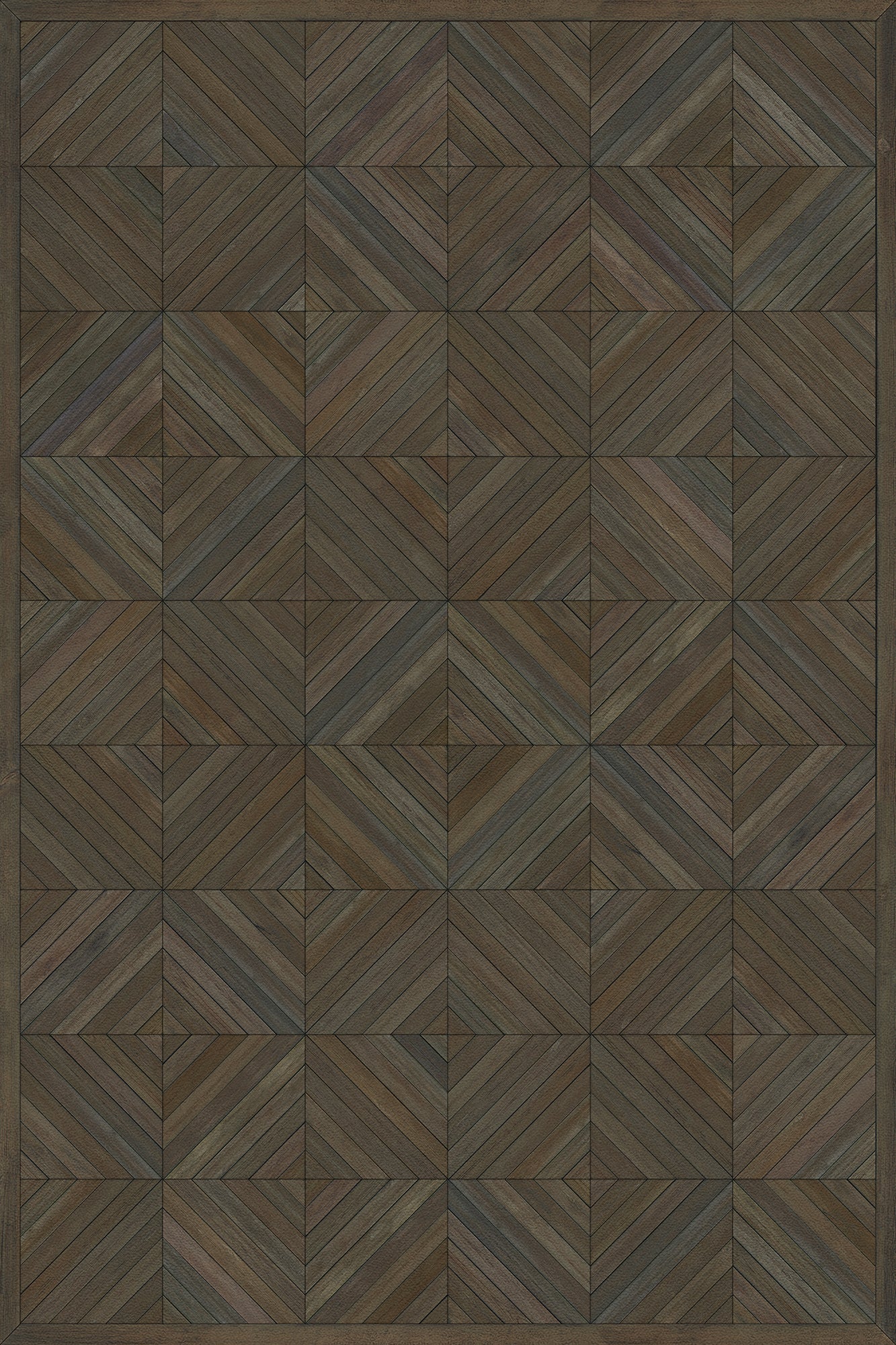 Artisanry - School of Thought - So to Speak 38x56 Vintage Vinyl Floorcloth