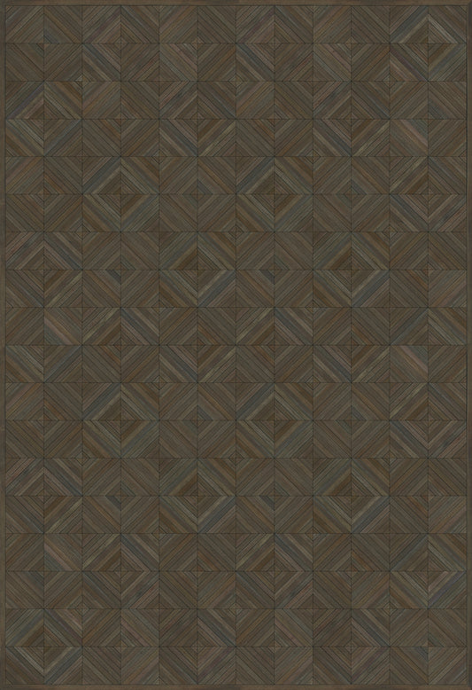 Artisanry - School of Thought - So to Speak 96x140 Vintage Vinyl Floorcloth