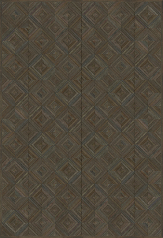 Artisanry - School of Thought - So to Speak 120x175 Vintage Vinyl Floorcloth