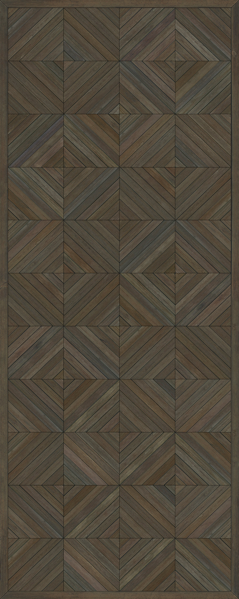 Artisanry - School of Thought - So to Speak 36x90 Vintage Vinyl Floorcloth