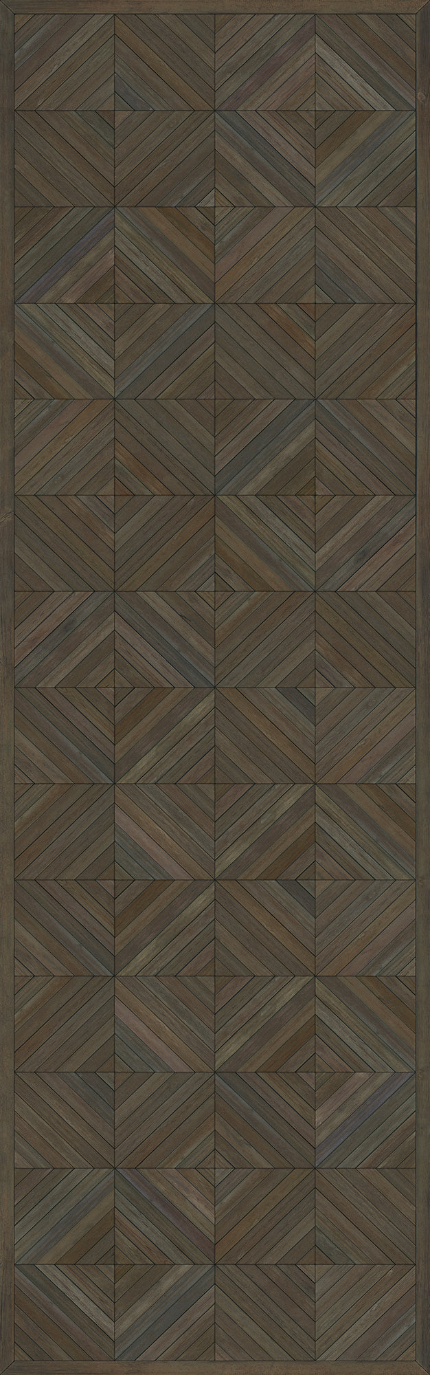 Artisanry - School of Thought - So to Speak 36x115 Vintage Vinyl Floorcloth