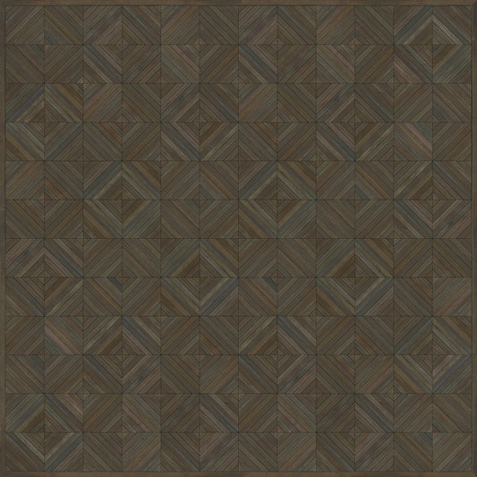 Artisanry - School of Thought - So to Speak 120x120 Vintage Vinyl Floorcloth