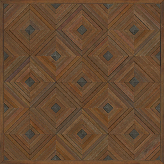 Artisanry - School of Thought - The Master of my Fate 36x36 Vinyl Floorcloth