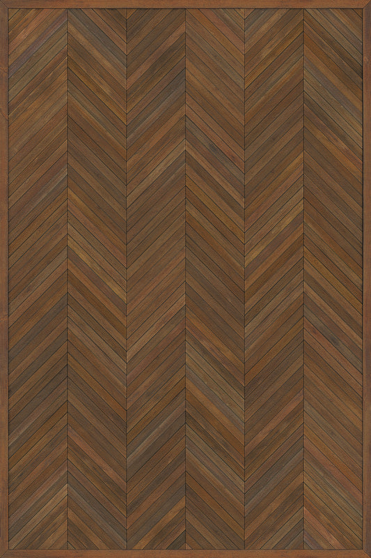 Artisanry - The Legacy - Hand and Brain 20x30 Vintage Vinyl Floorcloth