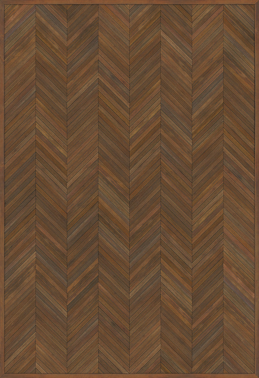 Artisanry - The Legacy - Hand and Brain 70x102 Vintage Vinyl Floorcloth