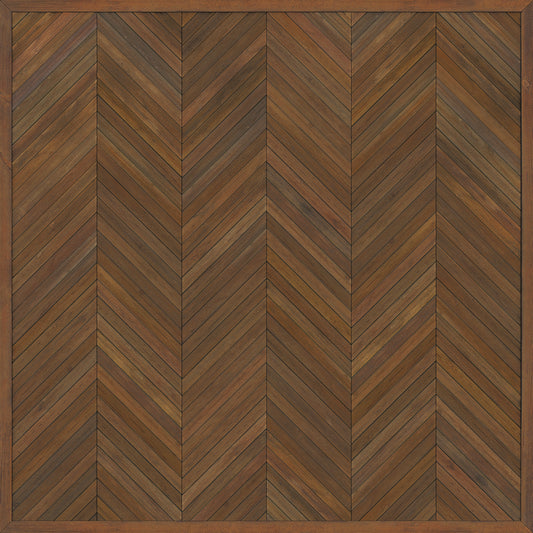 Artisanry - The Legacy - Hand and Brain 48x48 Vintage Vinyl Floorcloth
