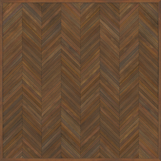 Artisanry - The Legacy - Hand and Brain 60x60 Vintage Vinyl Floorcloth