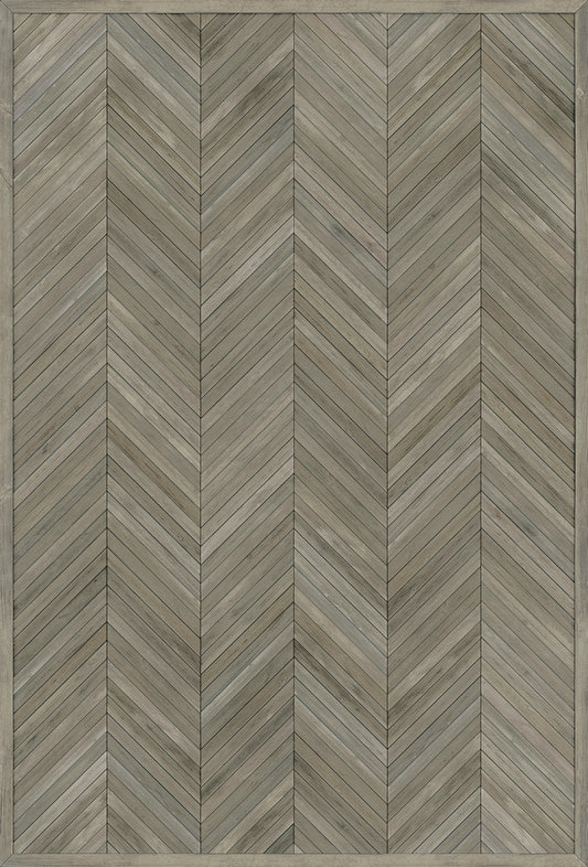 Artisanry - The Legacy - In the Track of the Book Worm 38x56 Vinyl Floorcloth
