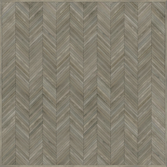 Artisanry - The Legacy - In the Track of the Book Worm 96x96 Vinyl Floorcloth