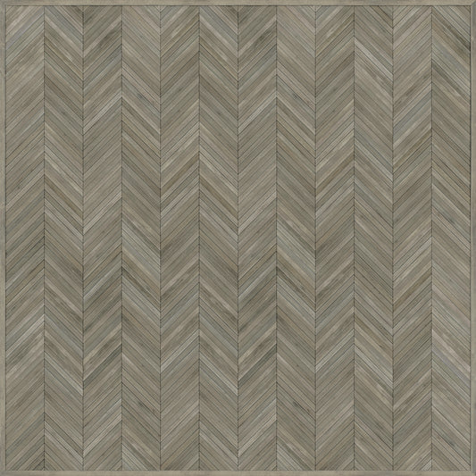 Artisanry - The Legacy - In the Track of the Book Worm 120x120 Vinyl Floorcloth
