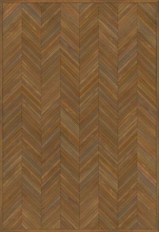 Artisanry - The Legacy - The Intellectual Life 70x102 Vintage Vinyl Floorcloth