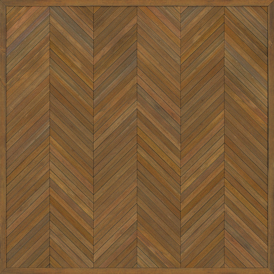 Artisanry - The Legacy - The Intellectual Life 36x36 Vintage Vinyl Floorcloth