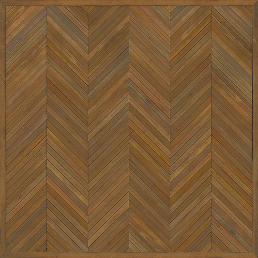 Artisanry - The Legacy - The Intellectual Life 48x48 Vintage Vinyl Floorcloth