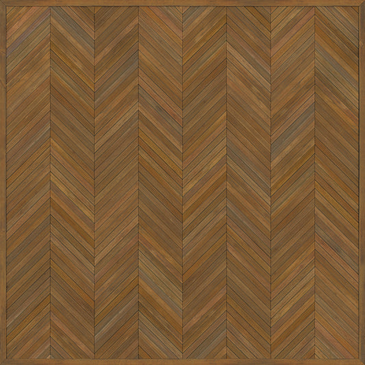 Artisanry - The Legacy - The Intellectual Life 72x72 Vintage Vinyl Floorcloth
