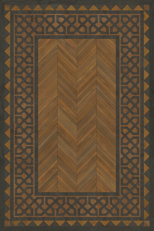 Artisanry - University - Cambridge 20x30 Vintage Vinyl Floorcloth