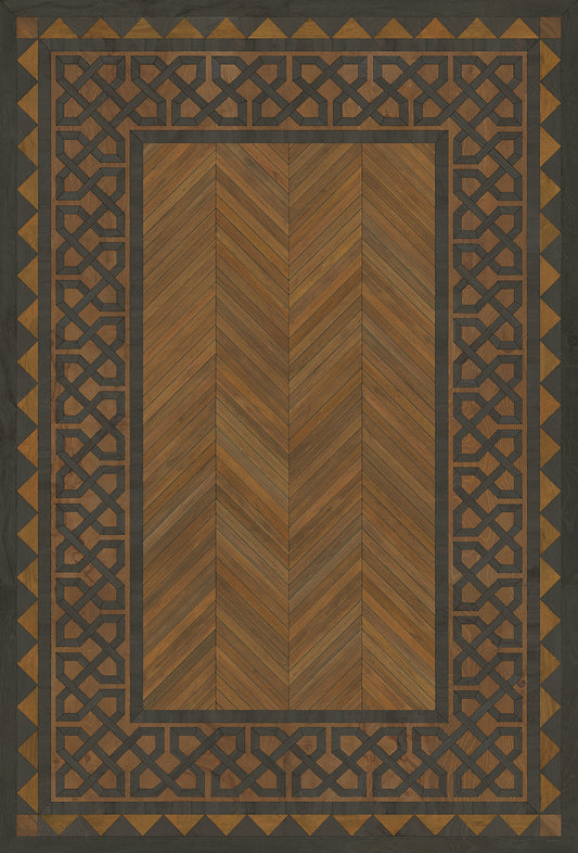 Artisanry - University - Cambridge 38x56 Vintage Vinyl Floorcloth