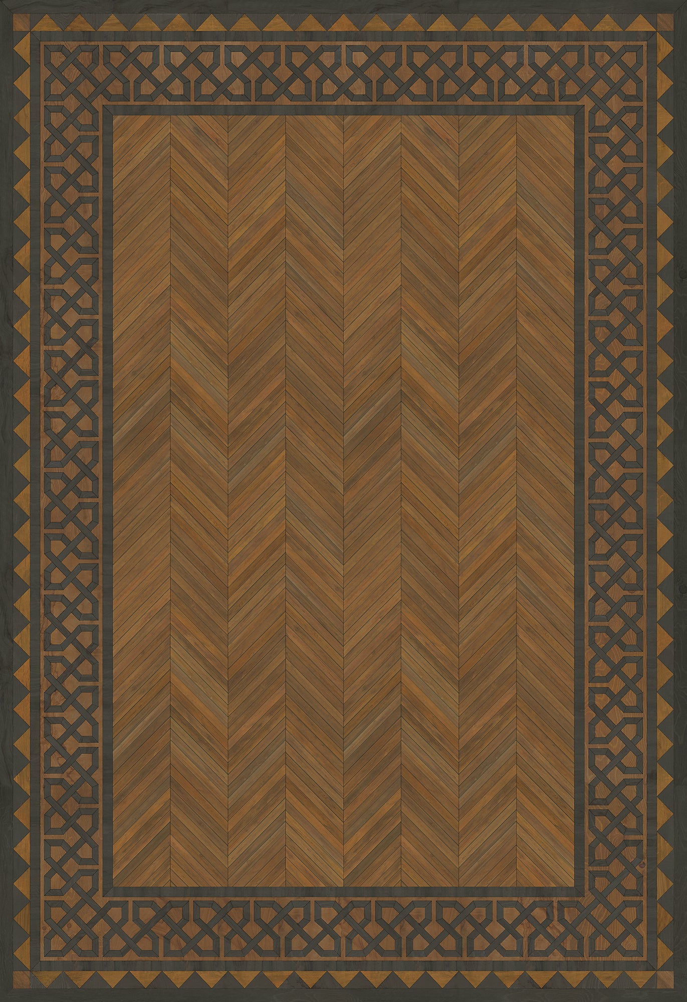 Artisanry - University - Cambridge 120x175 Vintage Vinyl Floorcloth