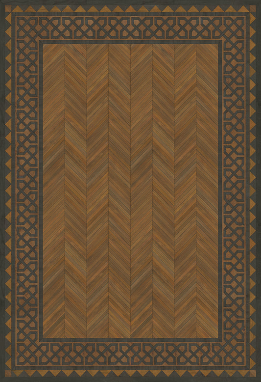 Artisanry - University - Cambridge 120x175 Vintage Vinyl Floorcloth