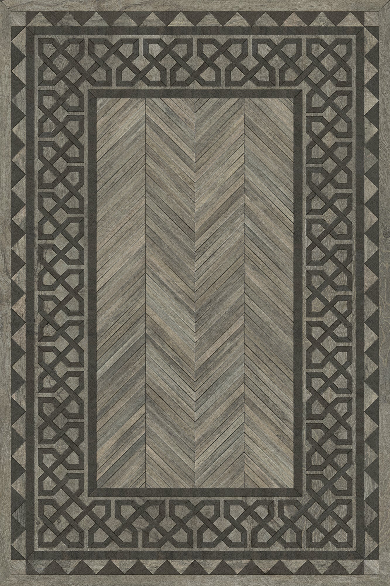 Artisanry - University - Columbia 20x30 Vintage Vinyl Floorcloth