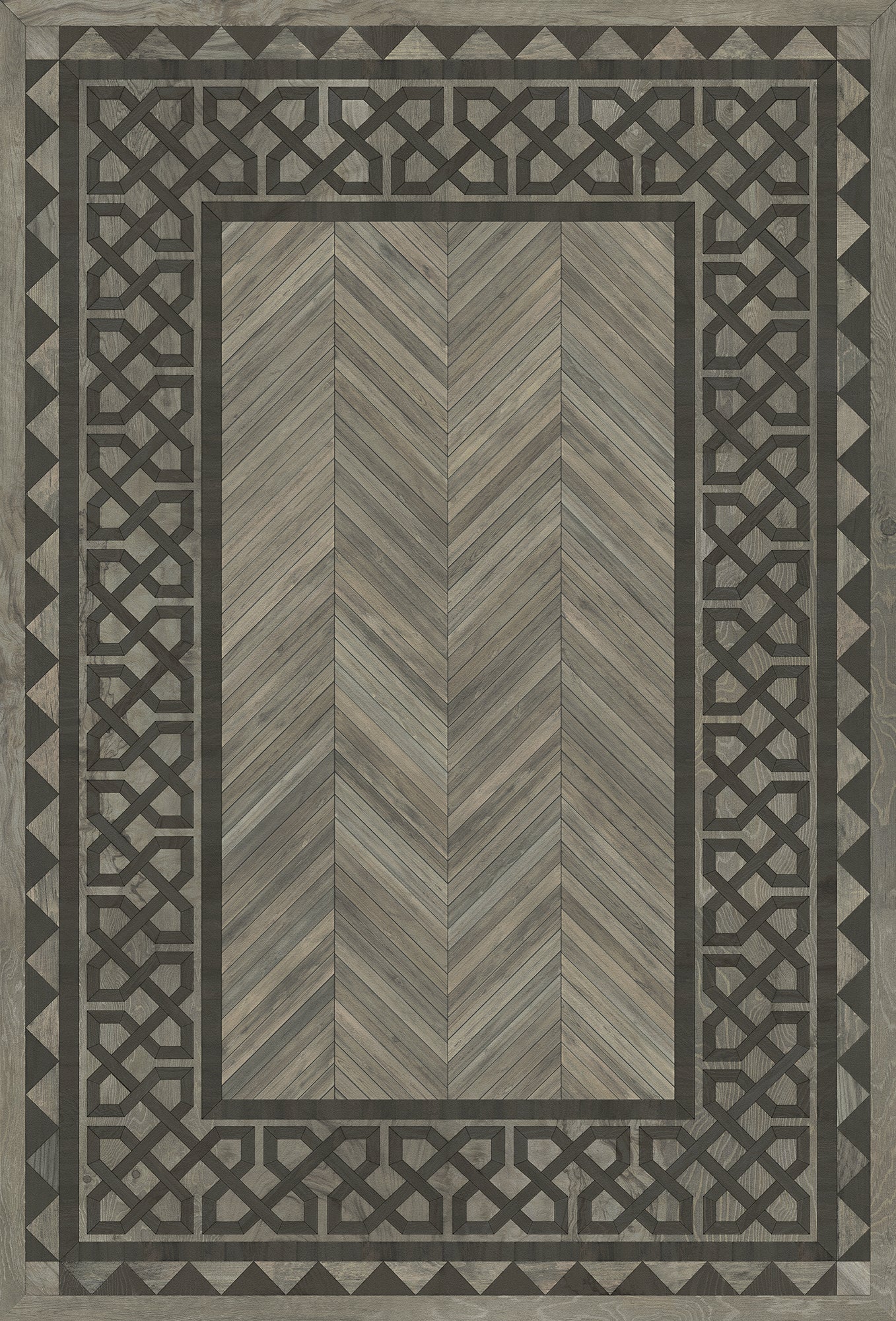 Artisanry - University - Columbia 38x56 Vintage Vinyl Floorcloth