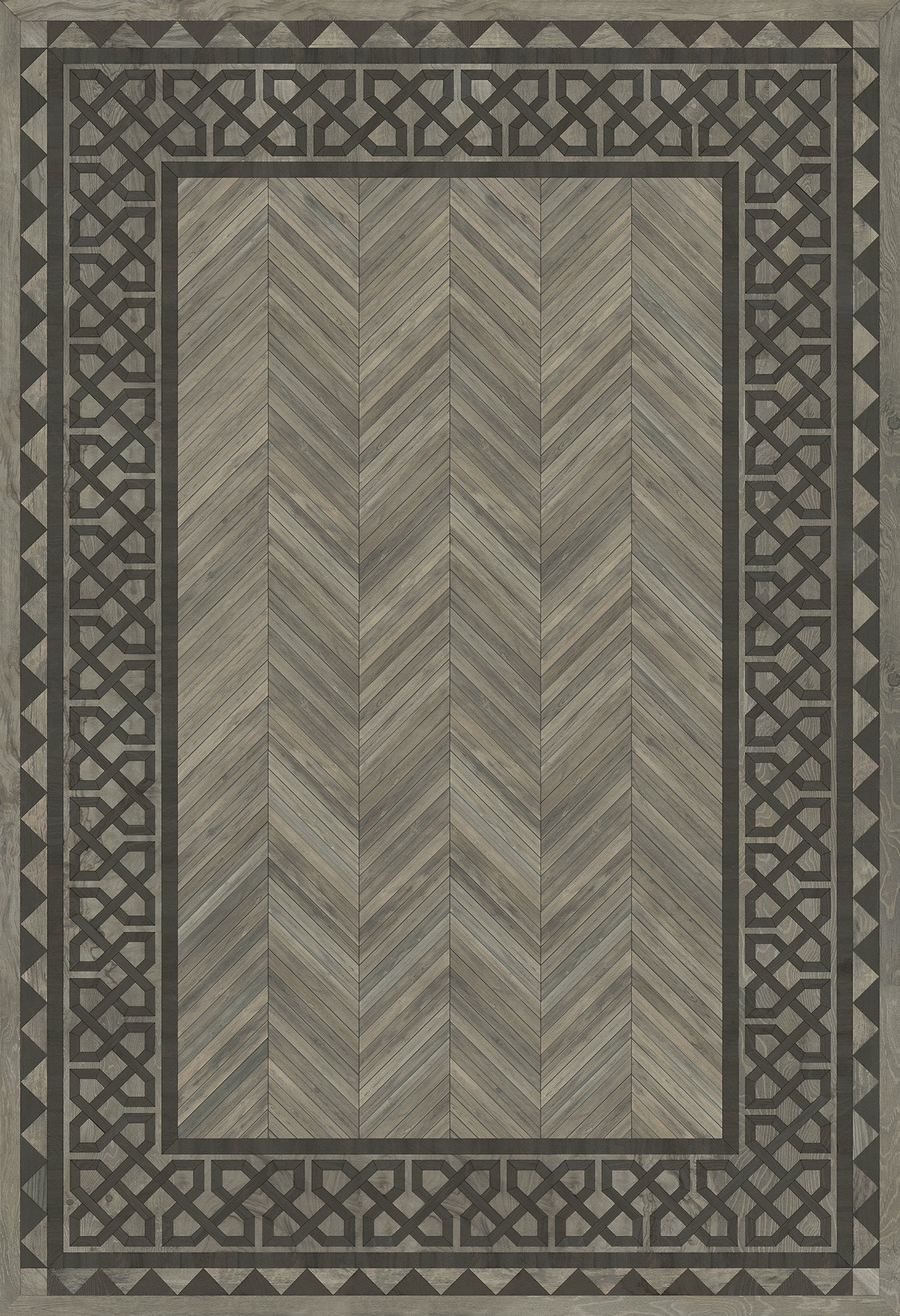 Artisanry - University - Columbia 52x76 Vintage Vinyl Floorcloth