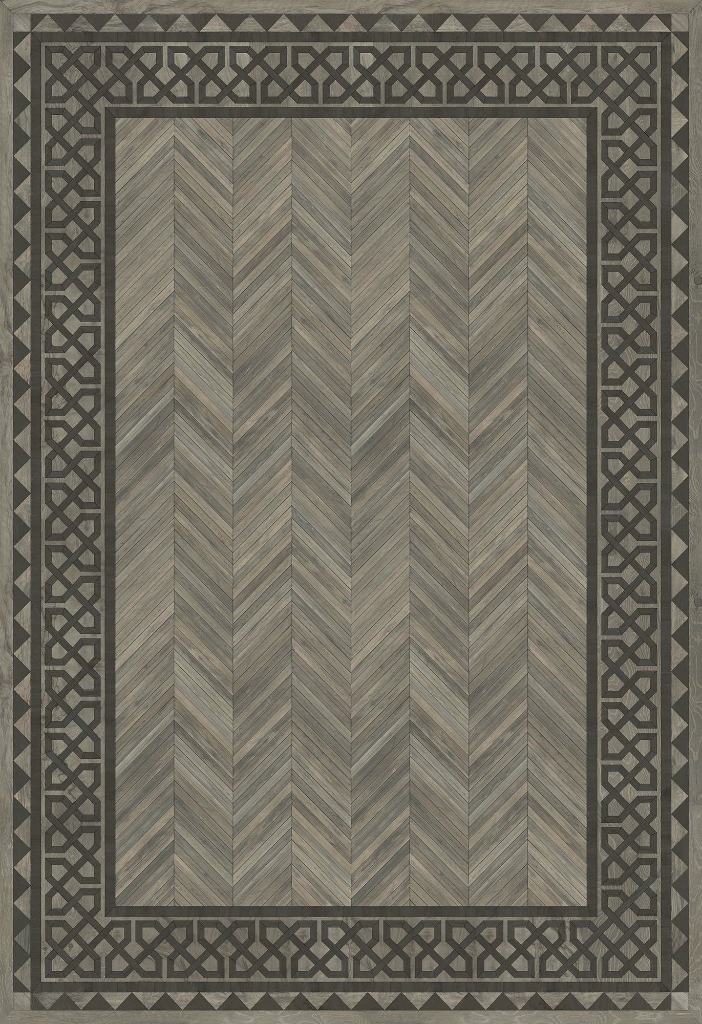 Artisanry - University - Columbia 96x140 Vintage Vinyl Floorcloth