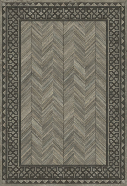 Artisanry - University - Columbia 96x140 Vintage Vinyl Floorcloth