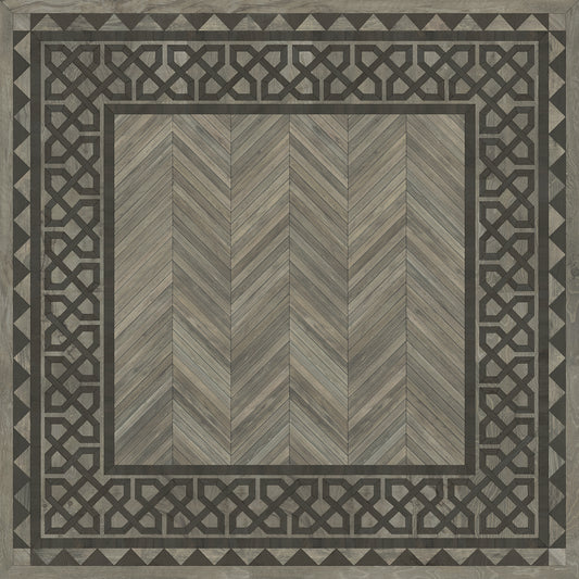 Artisanry - University - Columbia 60x60 Vintage Vinyl Floorcloth