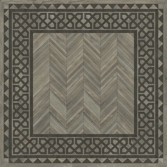 Artisanry - University - Columbia 72x72 Vintage Vinyl Floorcloth