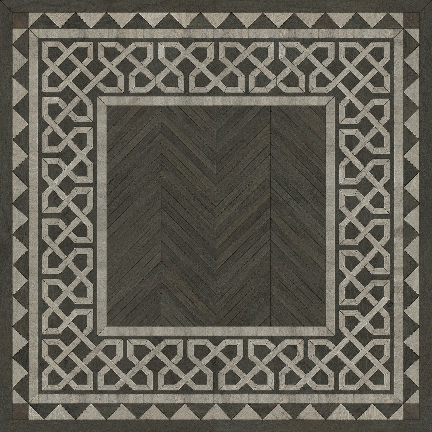 Artisanry - University - Duke 36x36 Vintage Vinyl Floorcloth