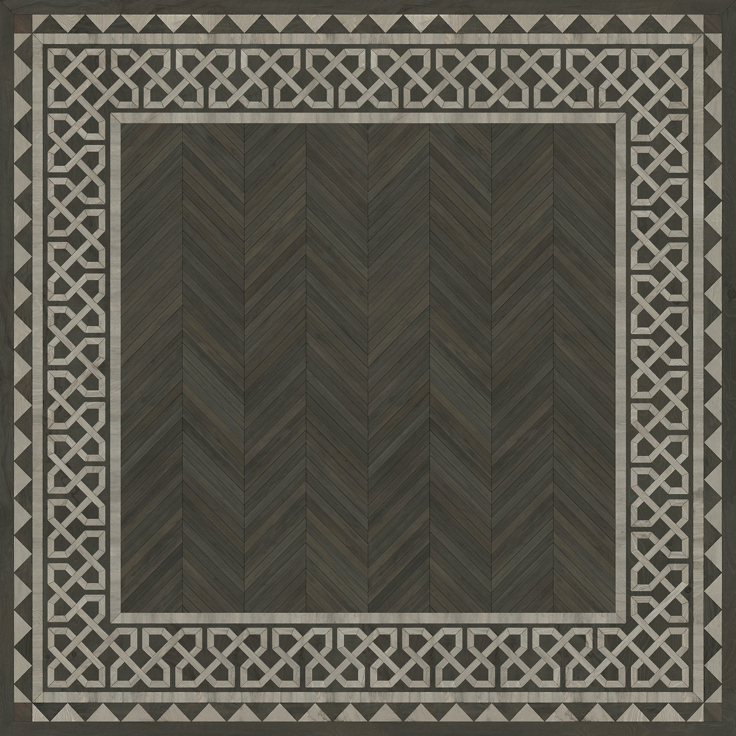 Artisanry - University - Duke 96x96 Vintage Vinyl Floorcloth