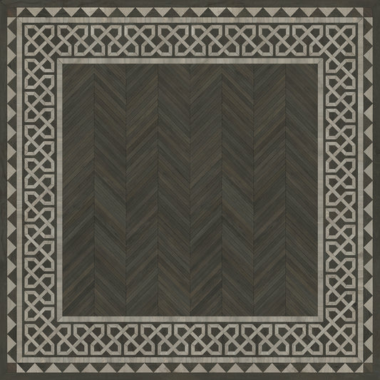 Artisanry - University - Duke 120x120 Vintage Vinyl Floorcloth