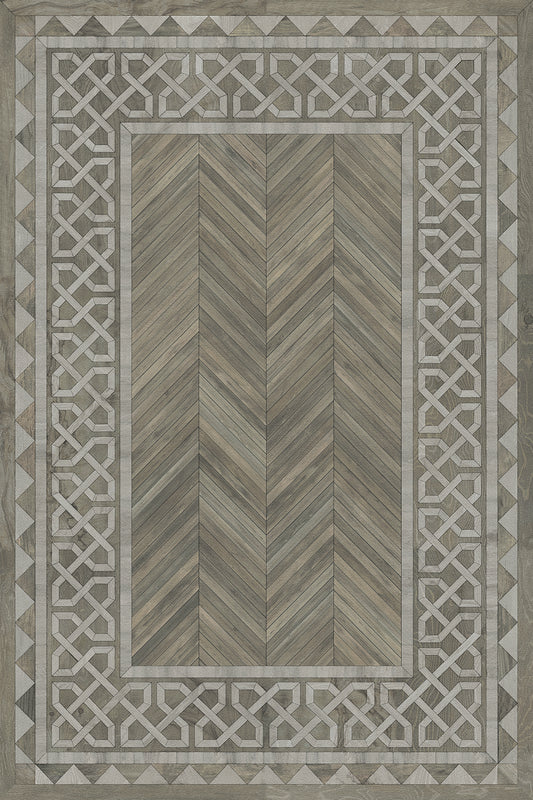 Artisanry - University - Glasgow 20x30 Vintage Vinyl Floorcloth