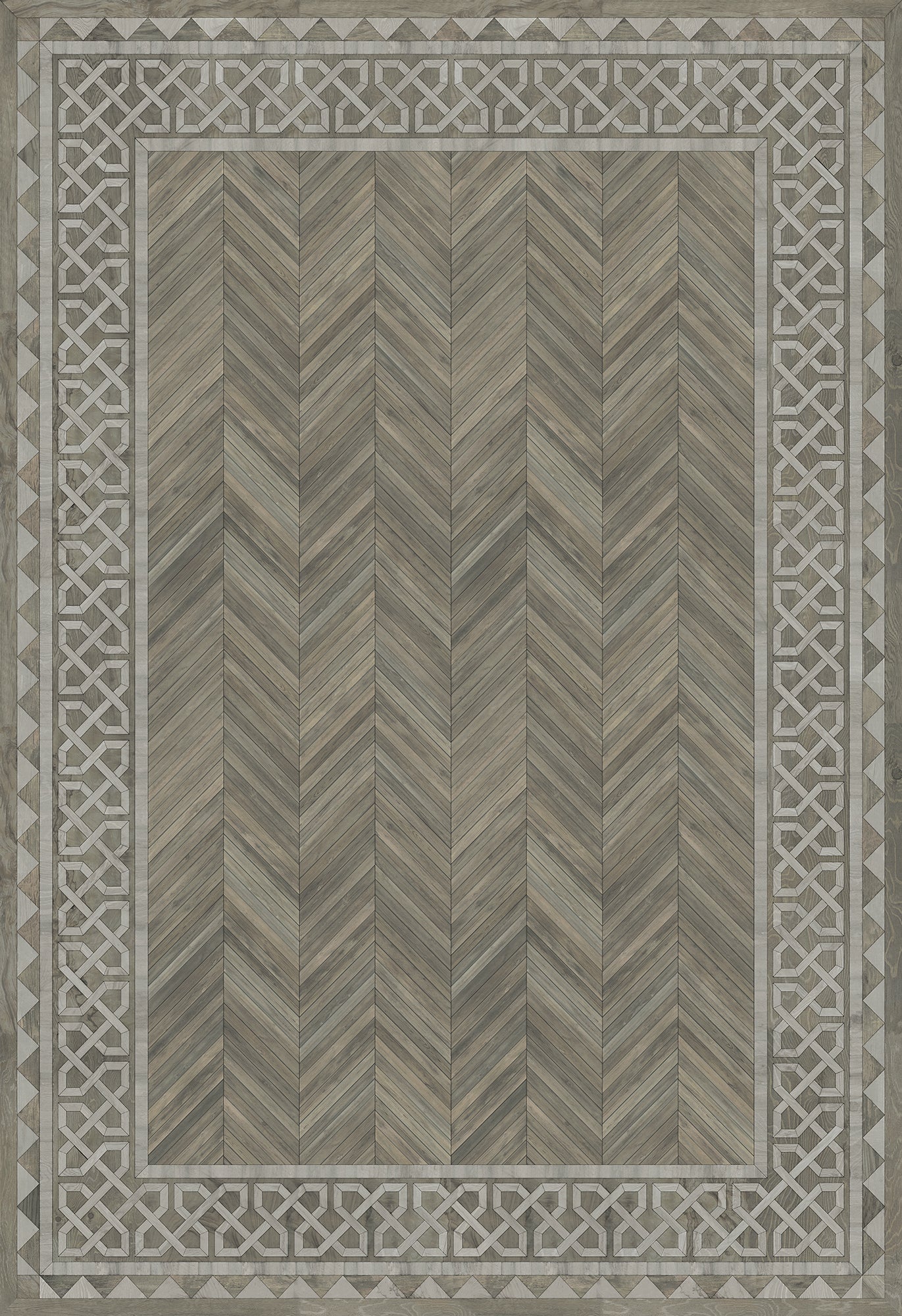 Artisanry - University - Glasgow 120x175 Vintage Vinyl Floorcloth