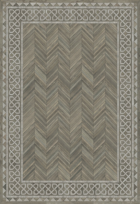 Artisanry - University - Glasgow 120x175 Vintage Vinyl Floorcloth