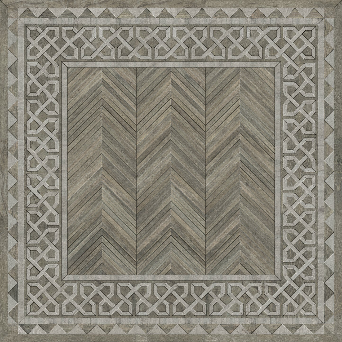 Artisanry - University - Glasgow 60x60 Vintage Vinyl Floorcloth