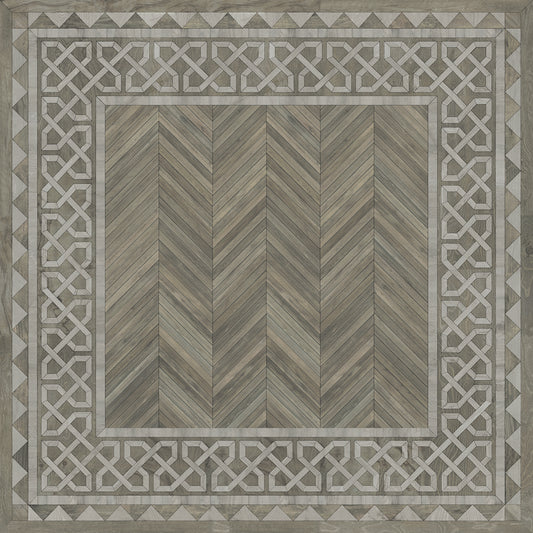 Artisanry - University - Glasgow 60x60 Vintage Vinyl Floorcloth