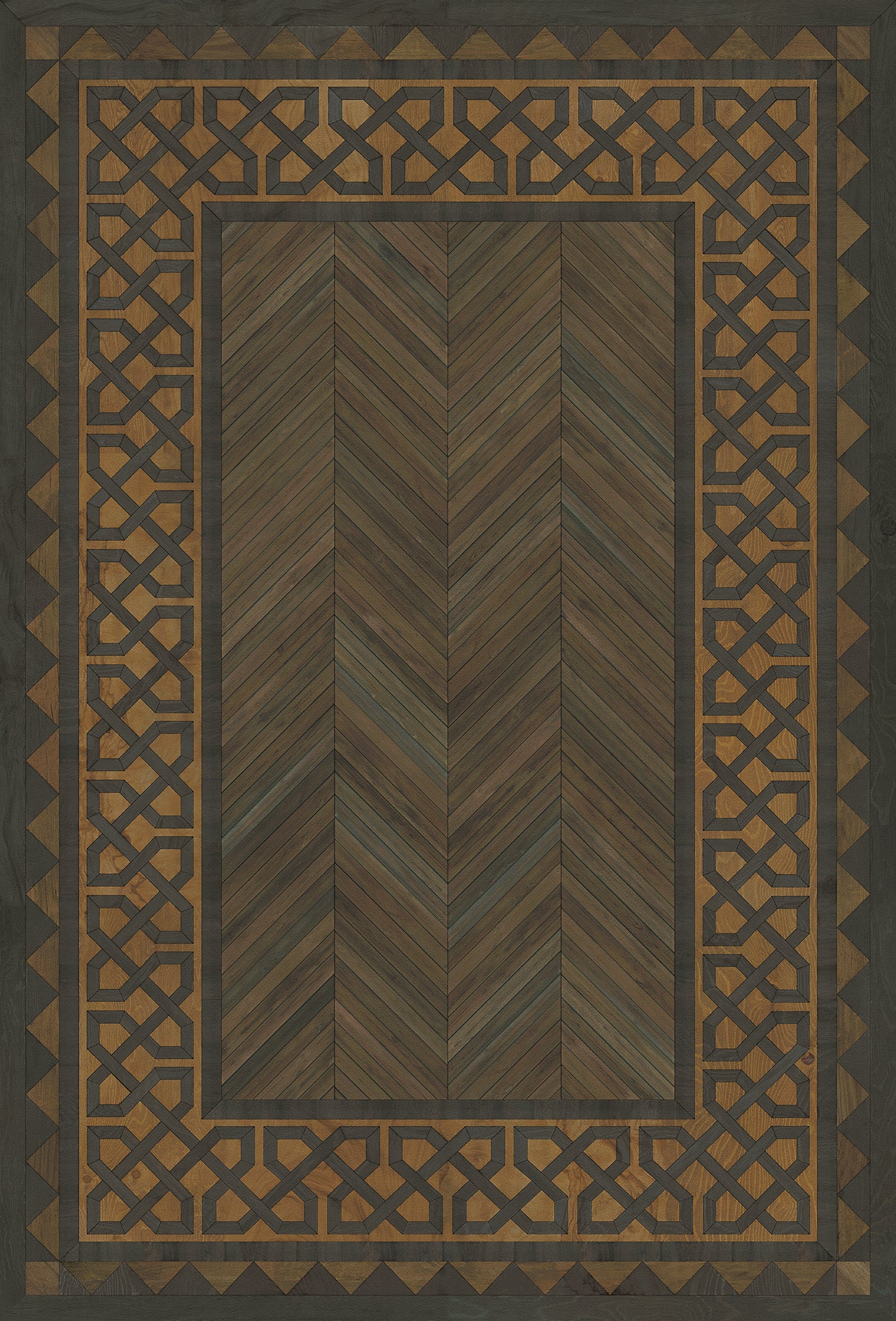 Artisanry - University - Harvard 38x56 Vintage Vinyl Floorcloth
