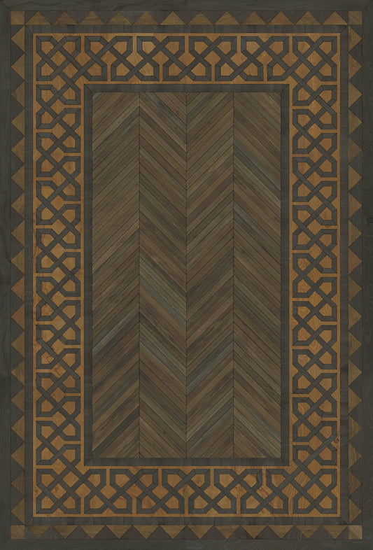 Artisanry - University - Harvard 38x56 Vintage Vinyl Floorcloth