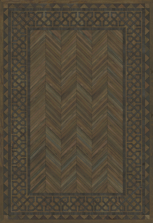 Artisanry - University - Princeton 52x76 Vintage Vinyl Floorcloth