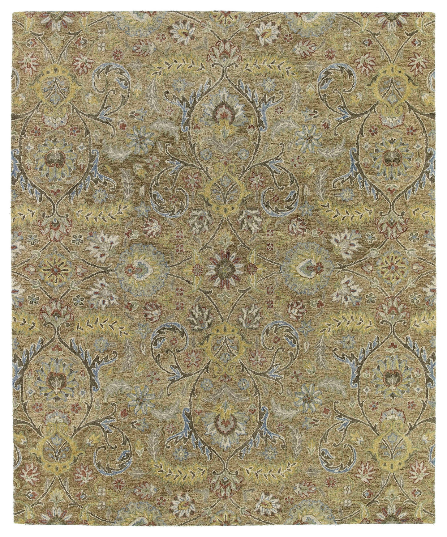 Kaleen Helena Collection Dark Gold Runner 2'6" x 12'